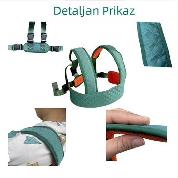 Sigurnosni kaiš za kolica, za struk, poliesterski materijal, model C004, 12 mjeseci jamstva