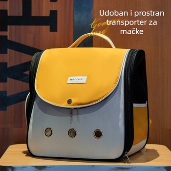 Torba za mačke - stylish, svestrana i udobna za izlaske; Materijal: tkanina; Za mačke; Kategorija: gnijezda i kućice za kućne ljubimce