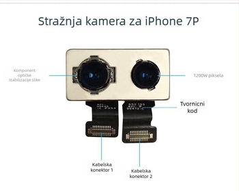 Apple modul stražnje kamere, CMOS senzor, 12 MP, ugrađen
