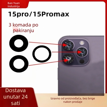 Staklo objektiva stražnje kamere za Apple iPhone 15 Pro / 15 Pro Max, model 15Pro-15PM