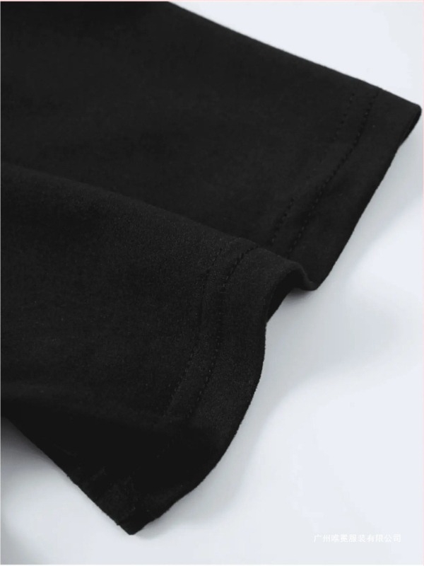 Unisex pamukasta majica s patriotskim geometrijskim printom, okrugli izrez, kratke rukave, regular fit