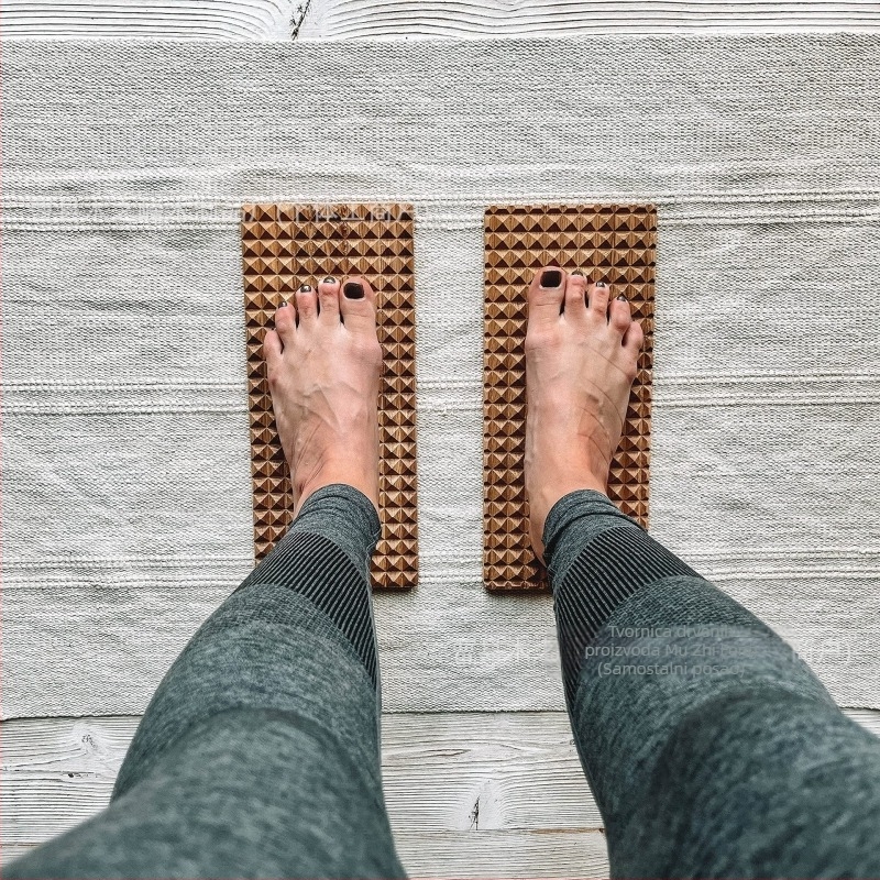 Joga pedal za stopalo – Wood peak, rekviziti za jogu za fitness opremu i masažu