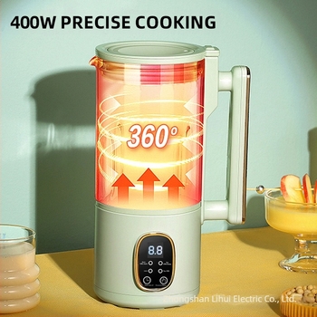 Stroj za sojino mlijeko – potpuno automatiziran, bez kuhanja, bez filtracije; staklena kućica, 500 W, 220 V, 500–1000 ml, autočišćenje, zadržavanje topline, dodirno upravljanje