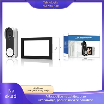 NT601A video zvono za vrata, USB 5V napajanje, Ding-dong zvuk, potrošnja 0.1W, za ulaz trgovine ili ureda