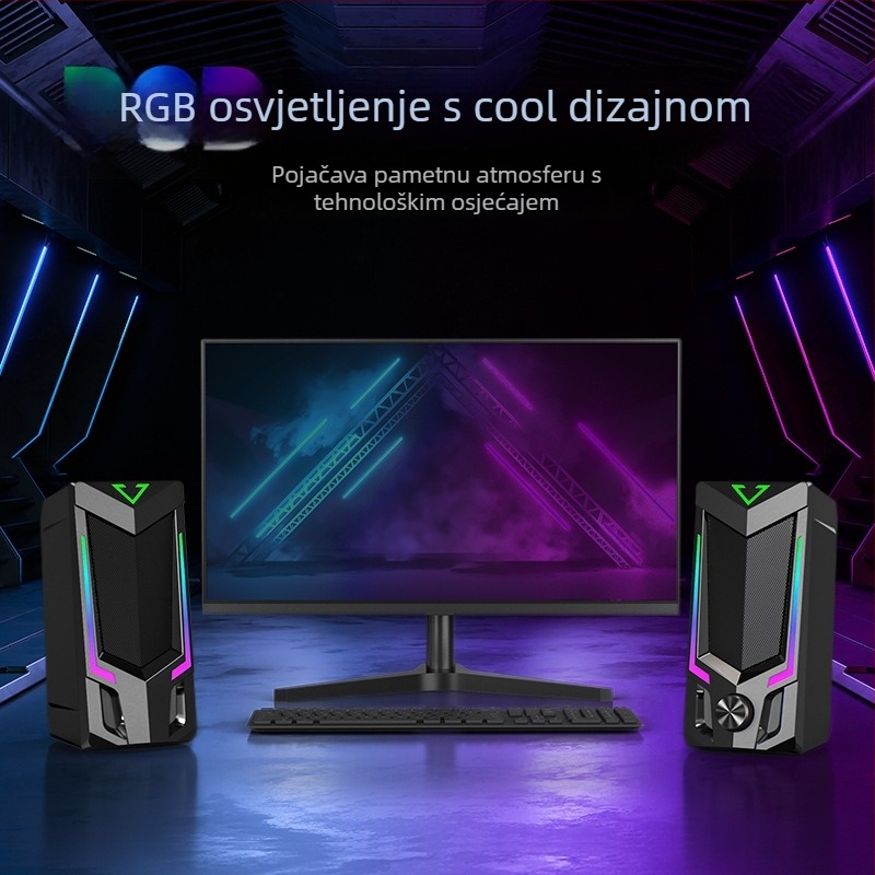 SADA V-150 PC zvučnik, dvostruki zvučnici, 3,5 mm ulaz, Bluetooth 5.0, 30 Hz–15 kHz, SNR ≥ 60 dB