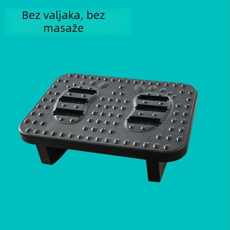 Podloga za stopalo ispod radnog stola — ergonomska plastična potpora za stopala, jednostavan moderni dizajn, nije sklopiva, bez prilagođavanja