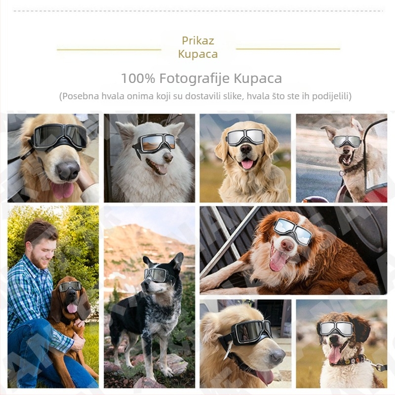 NAMSAN psi naočale, PC+TPU, britanski stil, otporne na vjetar i UV zaštita