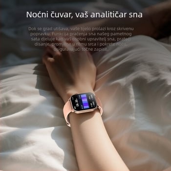 LC211 GPS pametni sat s dinamičkim praćenjem srčanog ritma, praćenjem sna i detekcijom zasićenja kisikom u krvi, vodootporan za plivanje