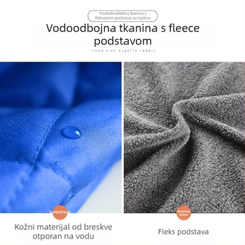 ASMPET Psí kaput Peach Skin od pamuka – Pufasti, Jesen/Zima, za vanjske planinarenje, odjeća za kućne ljubimce