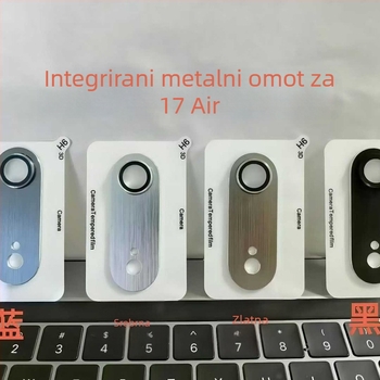 Zaštitni film za objektiv kamere za iPhone 16 Pro Max – kaljeno staklo, film za leću, antibakterijski, otporan na pad, potpuno pokriće