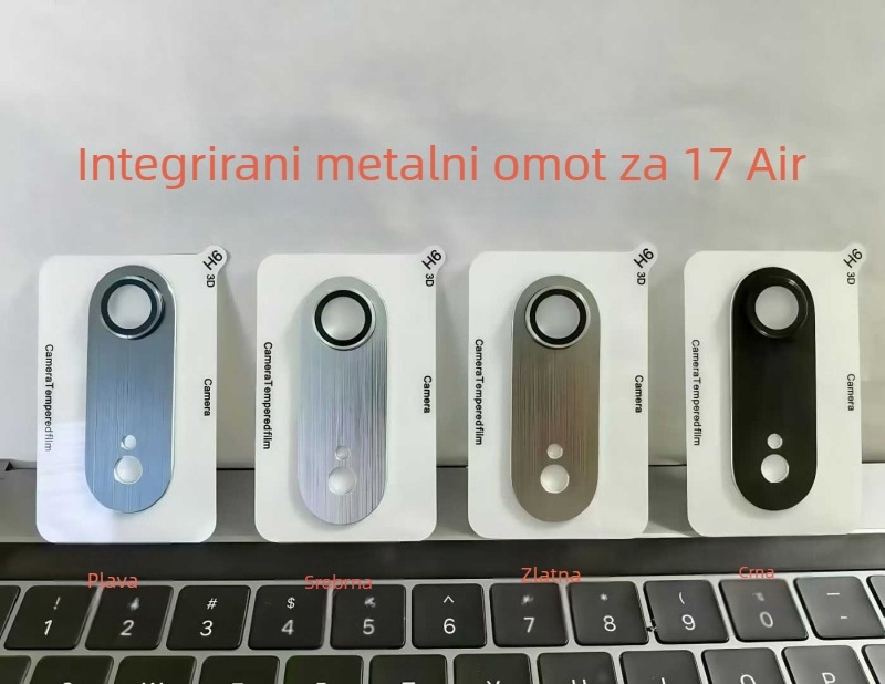 Zaštitni film za objektiv kamere za iPhone 16 Pro Max – kaljeno staklo, film za leću, antibakterijski, otporan na pad, potpuno pokriće