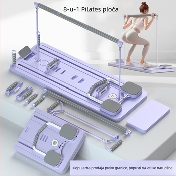 Kotac za trbuh i ploča za pilates – sklapanji kućni fitness uređaj, model plt, težina 4800 g, set od 4 komada