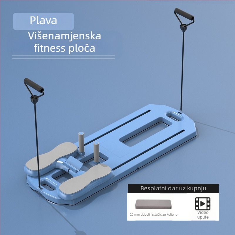 Kotac za trbuh i ploča za pilates – sklapanji kućni fitness uređaj, model plt, težina 4800 g, set od 4 komada