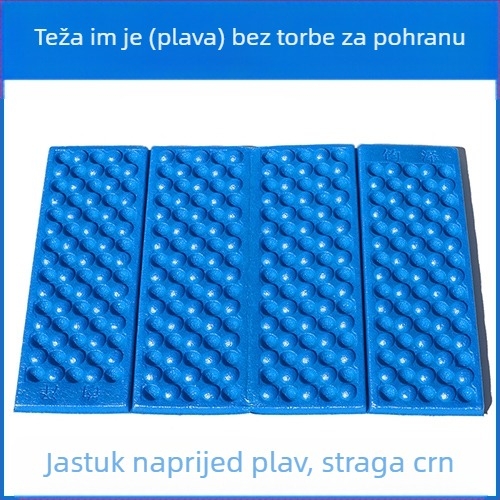 Prijenosna XPE kvadratna plesna podloga, vodootporna i vlagootporna, pjena madrac, sklopiva za kampiranje za jednu osobu