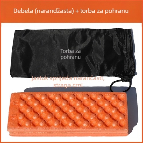 Prijenosna XPE kvadratna plesna podloga, vodootporna i vlagootporna, pjena madrac, sklopiva za kampiranje za jednu osobu