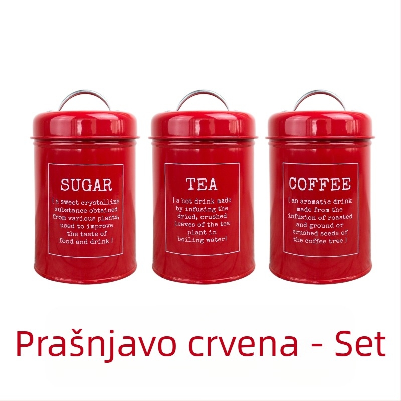 Metalni kružni zatvoreni spremnik s prstenom za brtvljenje, za mliječni prah, kavu, čaj, slatkiše i prašak za masku; kapacitet ispod 300 ml