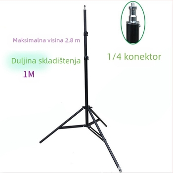 Pozadinski okvir 2,8×3 m s 4-inčnim plastičnim klipovima; Materijal: aluminij, plastika, željezo.