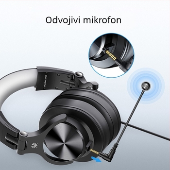 Oneodio A71D žični headset za nošenje na glavi s mikrofonom, 3,5 mm priključak