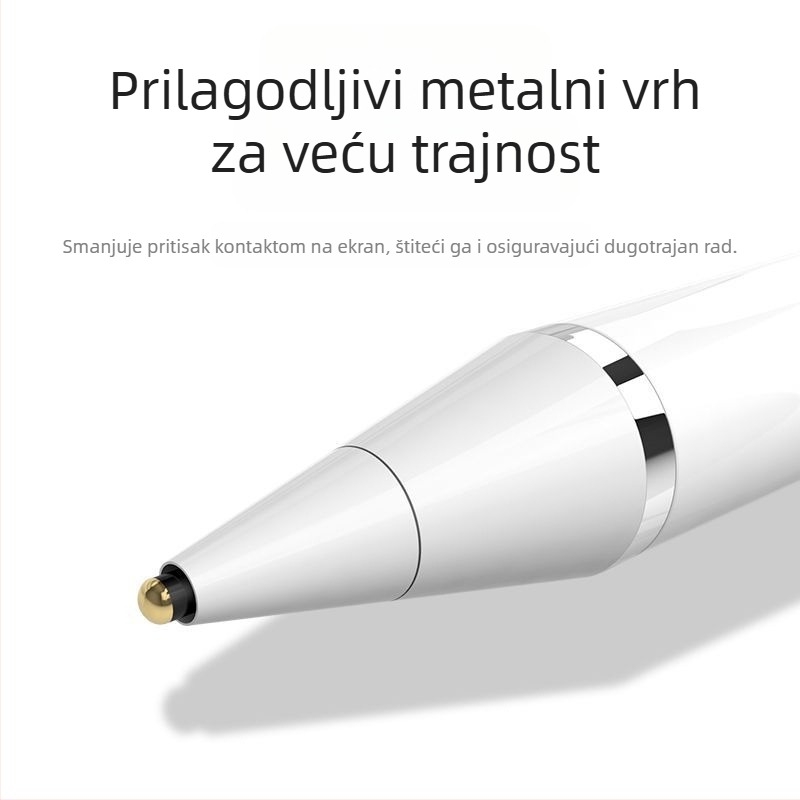 yksong Kapacitivna olovka za mobilne uređaje — metalno kućište, magnetsko punjenje, univerzalna kompatibilnost s kapacitivnim zaslonima, kompaktno i prenosno