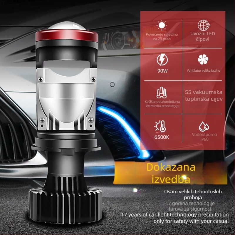 H4 CSP3570 LED prednje svjetlo, 45W, 15000 lm, 10-20V, IP68