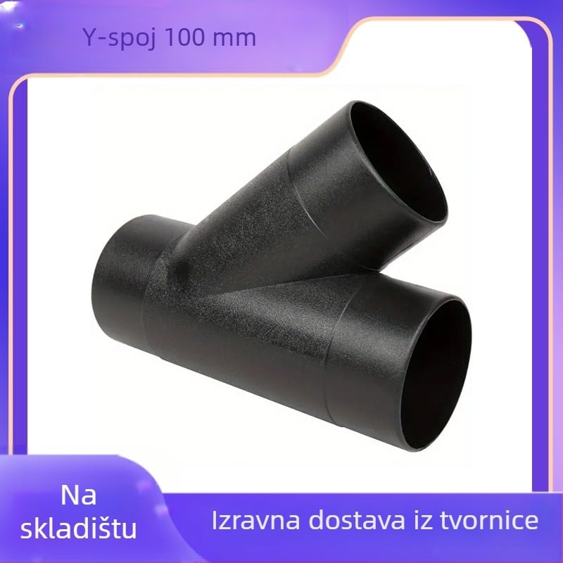 Adapter usisavača za skupljanje prašine, s trostrukim ventilem i priključkom za crijevo