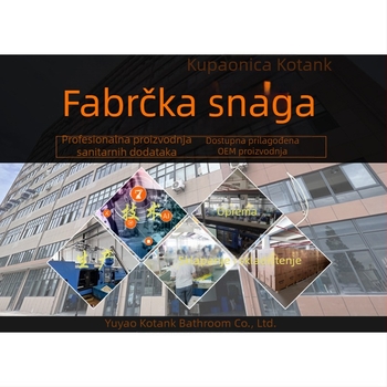 Ketai ulazni ventil za WC, plastični, bočni ulaz G1/2, četverostruki navojni spoj