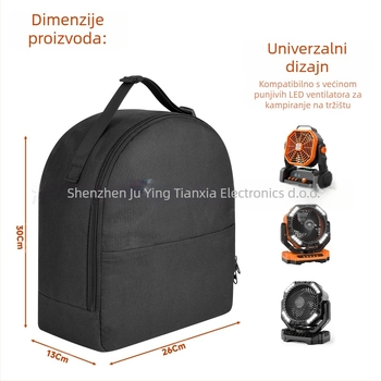 Putna torba, kubnog oblika, materijal 600D Oxford, višestruka namjena, moderan minimalistički stil, model 005-O002-050015
