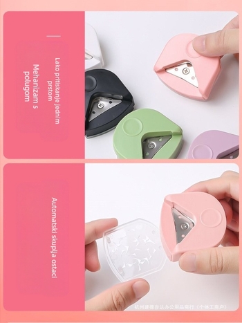 Round Corner Cutter R4 – Huamei uredski alat od nehrđajućeg čelika, model R4, domaći proizvod (Brand Huamei; Materijal Nehrđajući Čelik; Model R4; Domaći proizvod)