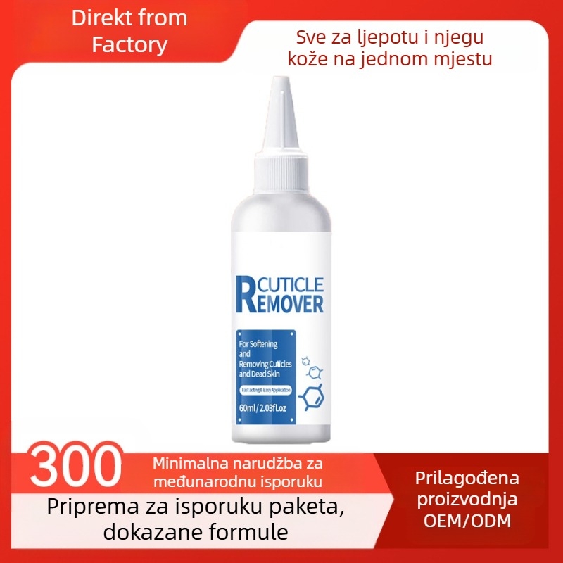 Nježni gel za piling noktiju i krema za popravak noktiju, hidratacija za suhe nokte