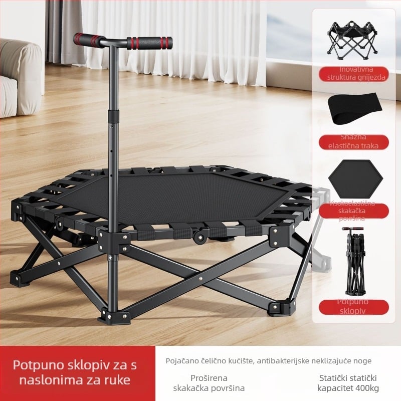 Joy ABS unutarnji dječji trampolin s sigurnosnom mrežom - Model Trampoline-1, Univerzalna uporaba, Prilagodljivo