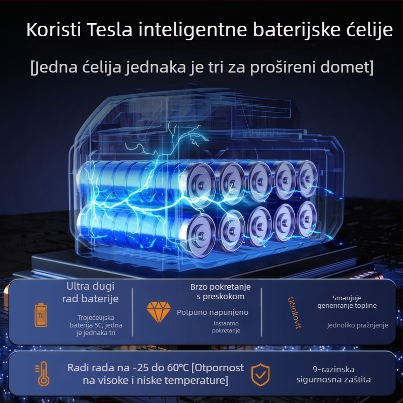 Automobilski hitni izvor za pokretanje i pumpa za zrak – sve-u-jednom, prijenosno, ulaz 12V, izlaz 5V, međunarodna certifikacija
