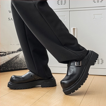 Muške papuče od kore s EVA potplatom, gornji dio od umjetne kože, Slip-On, casual stil (Zima 2024)