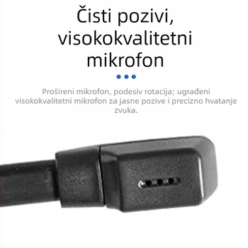 Žični slušalice s mikrofonom, USB priključak, frekvencijski raspon 20–20 kHz, impedancija 32 Ω, osjetljivost 98 dB