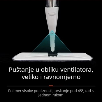 Spray mop za pod — suho i mokro čišćenje, dvostruka upotreba, izdržljiv, novi dizajn, 500 ml, bez mirisa, kutija 50 kom.