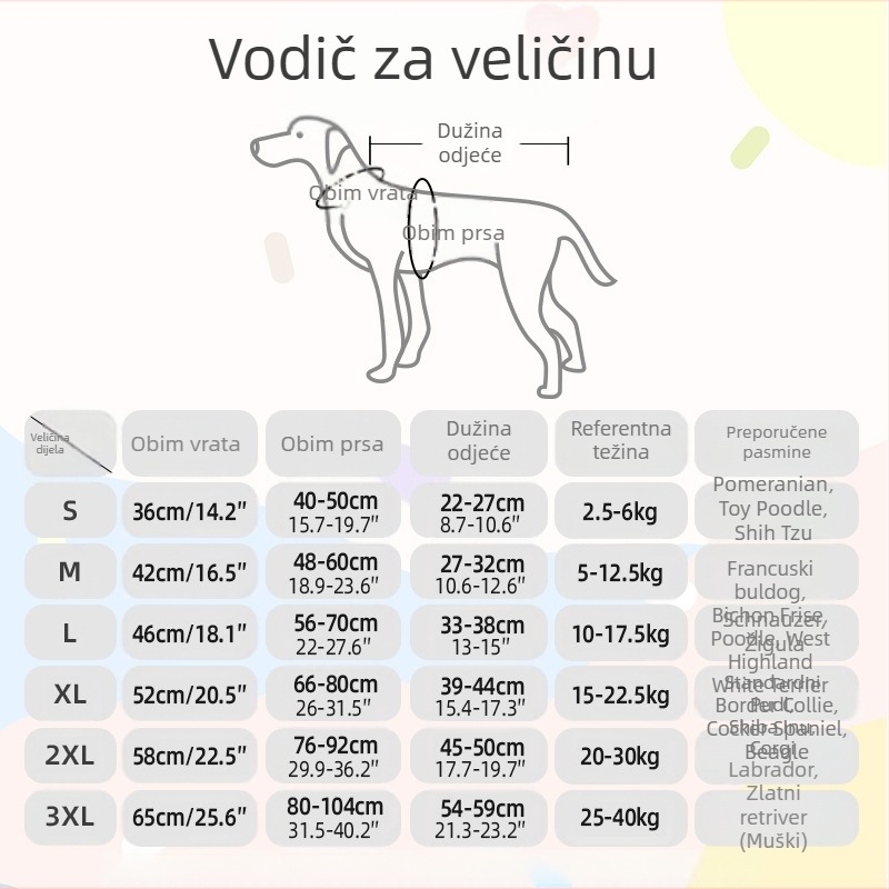 Pamukasta jakna za pse, s flis podstavom, reflektirajuće trake, podesivi stražnji remen