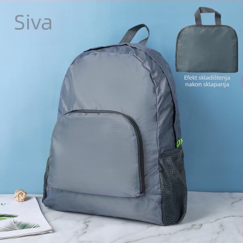 Sklopivi putni ruksak s 4 pretinca, kapacitet 20–35 L, poliester, prozračan, poslovni stil putovanja