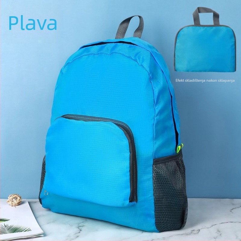 Sklopivi putni ruksak s 4 pretinca, kapacitet 20–35 L, poliester, prozračan, poslovni stil putovanja