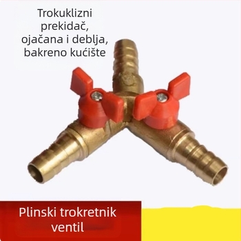 Plinski kuglasti ventil s tri putanje – Marka Liangju, Model S6561