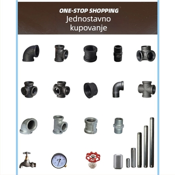 Lijevano željezna prirubna ploča za bazu vodovodnih cijevi, DN15/DN20/DN25, promjer prirubnice 4/6 ili 1 inč
