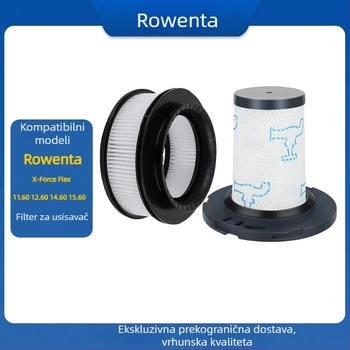 Filter element za usisavač Rowenta X-Force Flex 11.60–15.60, Gulite, pročišćava zrak, 110–250V, 120W