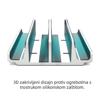 iDock prilagodljivi nosač za notebook od aluminijske legure N17-4/N17-X s disipacijom topline, za stolnu upotrebu, izlazi u srpanj 2025