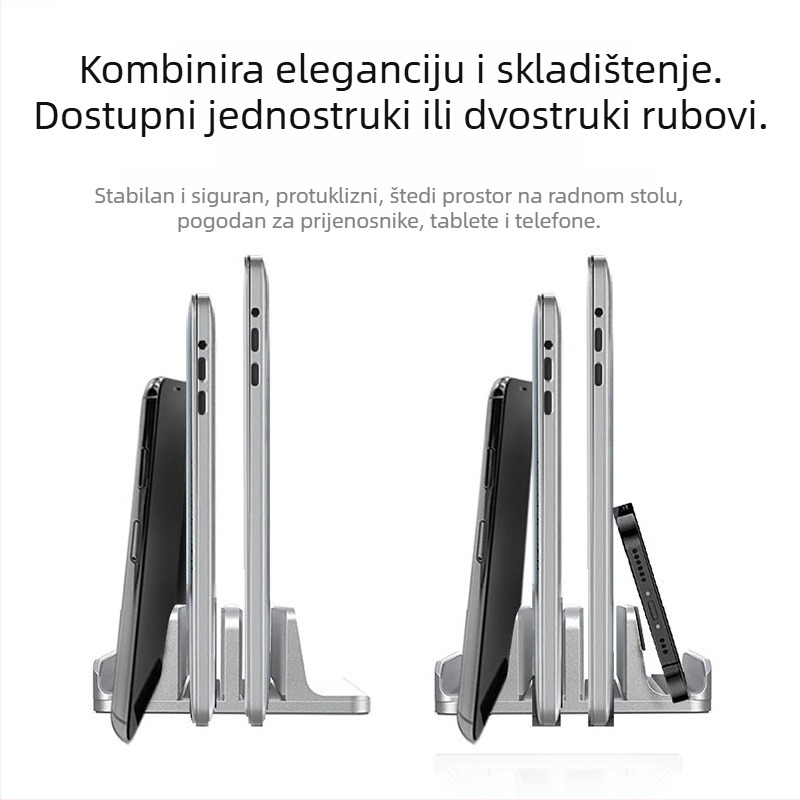 iDock prilagodljivi nosač za notebook od aluminijske legure N17-4/N17-X s disipacijom topline, za stolnu upotrebu, izlazi u srpanj 2025
