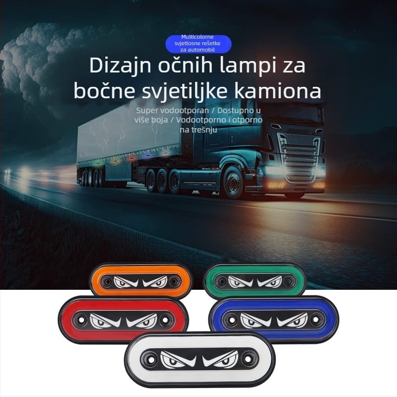 Demon Eye bočna svjetiljka kamiona (ND, ABS, 12–24V, ND565214, kamionska prikolica)