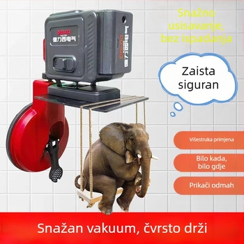 Laserski nivo s usisnom čašom za keramičke pločice i staklo, vanjska zidna montaža, visoka preciznost, Strength Factory