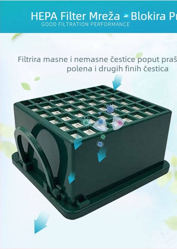 Set vrećica za prašinu za robot usisivač VK130 VK131 – Kompatibilno s VK130/VK131, Kućna upotreba, Pokrivenost 101–150 m², Pribor