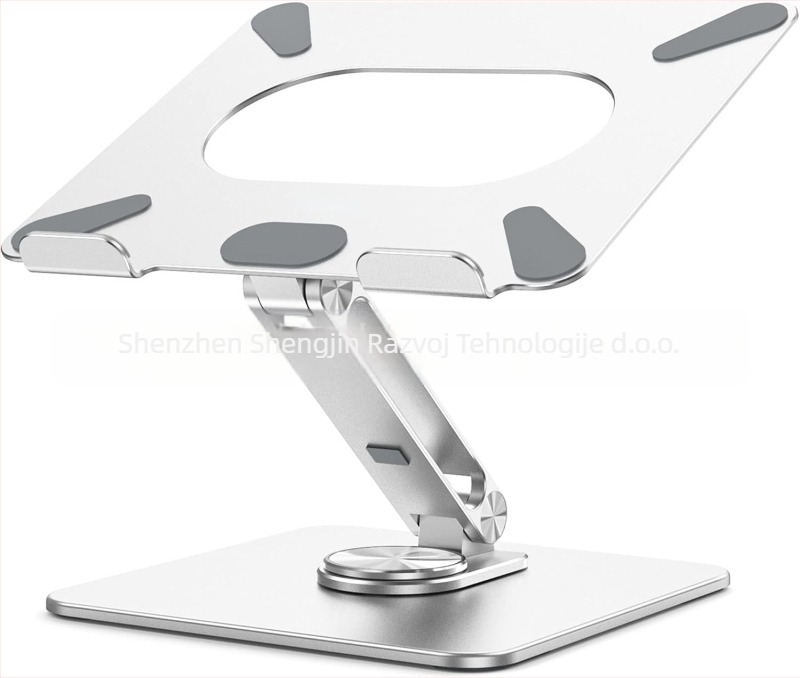 Držač za prijenosno računalo od aluminijske legure sa silikonom, preklopni, podizni tip, univerzalno, model HG, hlađenje