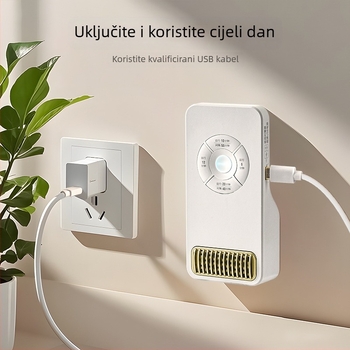 Ozonski pročišćivač zraka za kućnu upotrebu – dezodorizacija i dezinfekcija, USB napajanje, zidna montaža, pogodna za 21–30 m², buka < 36 dB