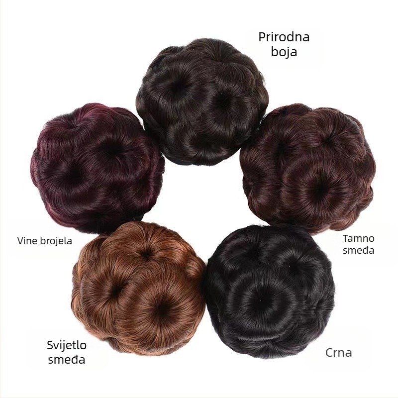 Paruka u korejskom stilu, kratka kosa, vlakno otporno na visoke temperature, model ZJ, OEM Zhan Xiu