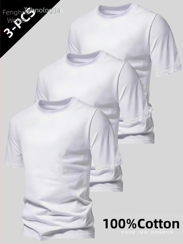 Muška pamučna majica, japanski retro stil, okrugli izrez, kratki rukavi, širok kroj