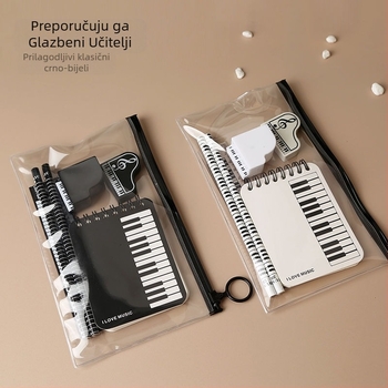 Set kutija za olovke s glazbenim notama – kreativni školski pribor za učenike osnovne škole, inspiriran partitrom klavira (Brand: Other; Šifra proizvoda: w683421023308; Poklon: Ne; IP licencirano: Ne)